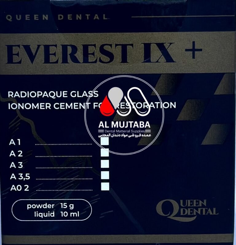 "Everest IX+ Radiopaque Glass Ionomer Cement - High-Quality Dental Cement by Queen Dental"