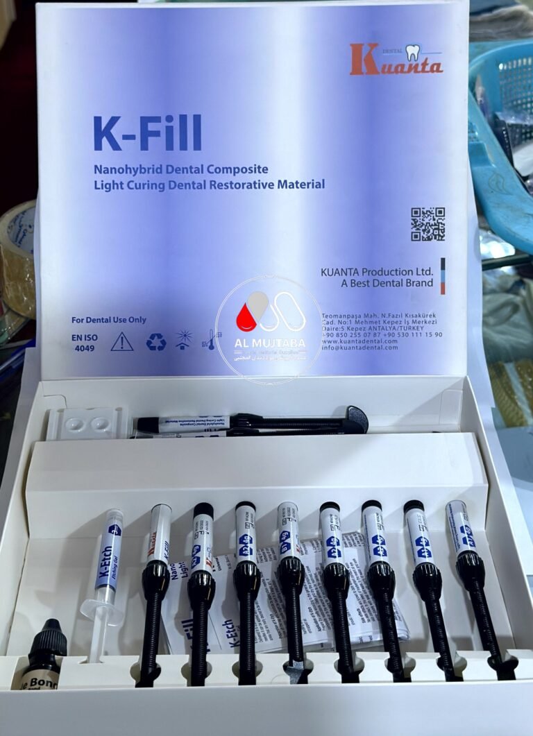 "K-Fill Nanohybrid Dental Composite - Premium Light Curing Restorative Material from AL-MUJTABA DENTAL SUPPLY"