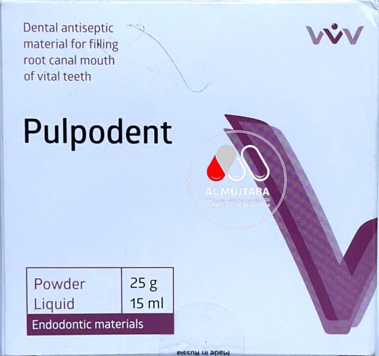 "Pulpodent Dental Antiseptic Material - High-Quality Endodontic Material from AL-MUJTABA DENTAL SUPPLY"